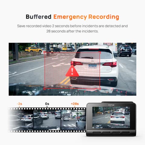 دوربین خودروی شیائومی مدل 70Mai Dash Cam A810 plus همراه با دوربین عقب «اورجینال – ارسال 1 ساعت» — تصویر ۸