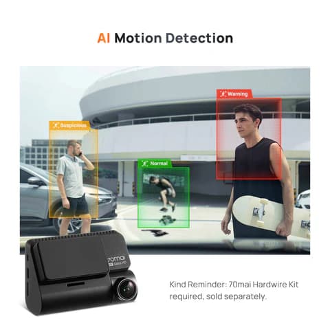 دوربین خودروی شیائومی مدل 70Mai Dash Cam A810 plus همراه با دوربین عقب «اورجینال – ارسال 1 ساعت» — تصویر ۷