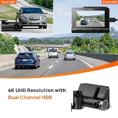 دوربین خودروی شیائومی مدل 70Mai Dash Cam A810 plus همراه با دوربین عقب «اورجینال – ارسال 1 ساعت» — تصویر ۲