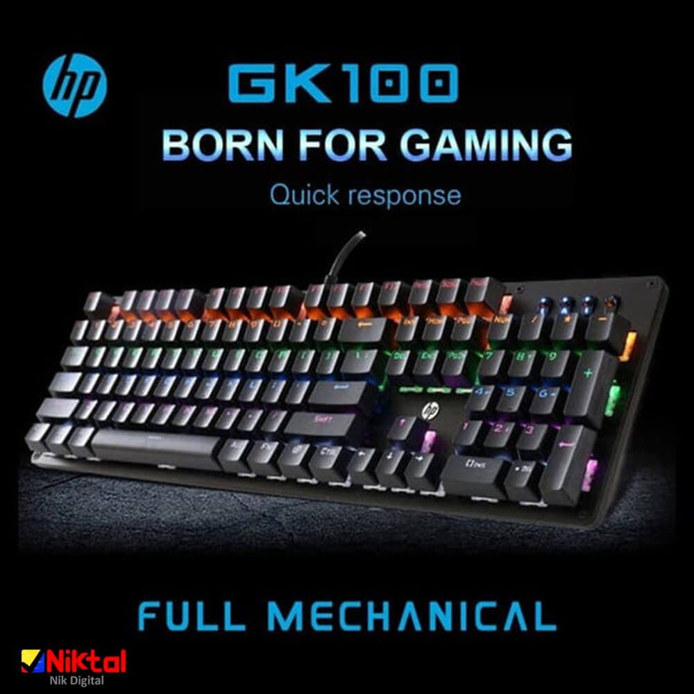 کیبورد گیمینگ hp مدل GK100 — تصویر ۳