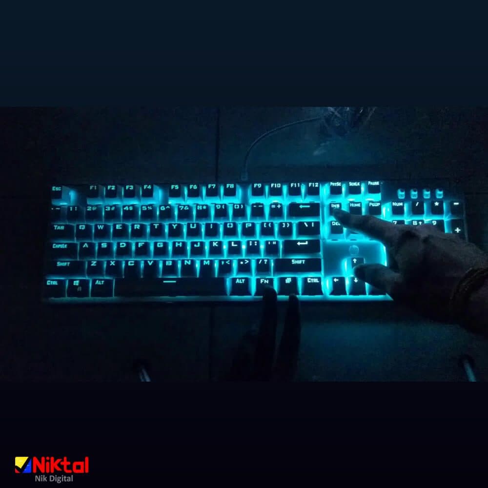 کیبورد گیمینگ hp مدل GK100 — تصویر ۴