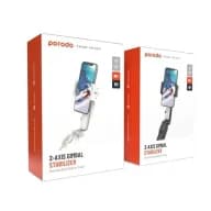 گیمبال و استبلایزر موبایل پرودو Porodo 2-Axis Gimbal Stabilizer PD-ASGMRC دارای سه پایه و چراغ — تصویر ۶