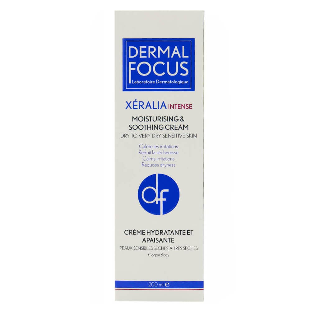 کرم مرطوب کننده قوی بدن درمال فوکوس مدل Xeralia Intense مناسب پوست خشک و خیلی خشک و حساس 200 میل — تصویر ۲