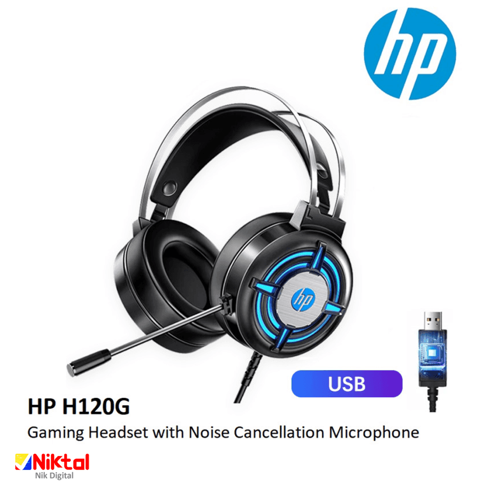 هدست گیمینگ hp مدل H120G — تصویر ۲