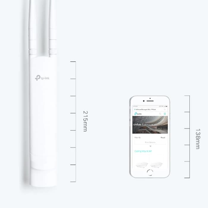 اکسس پوینت فضای باز بی سیم 300Mbps تی پی لینک مدل TPLink EAP110-Outdoor — تصویر ۴