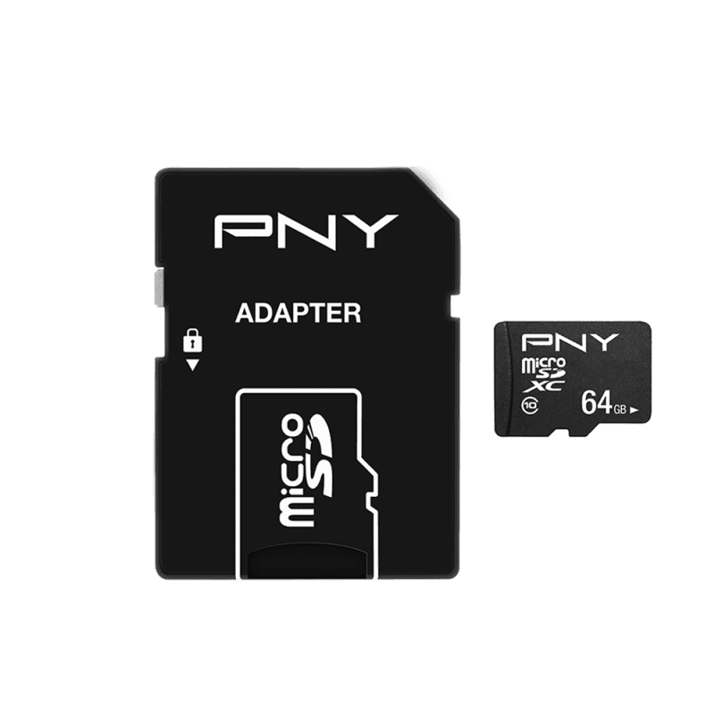 کارت حافظه PNY 64G کلاس 10 سرعت 100MB/S همراه با آداپتور