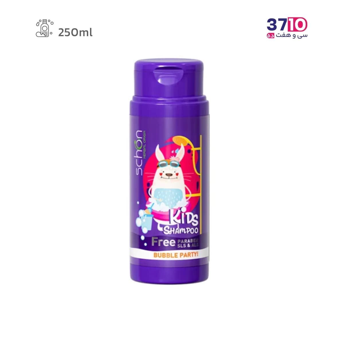 شامپو کودک شون مدل دخترانه خرگوش Rabbit حجم 250 میلی لیتر
