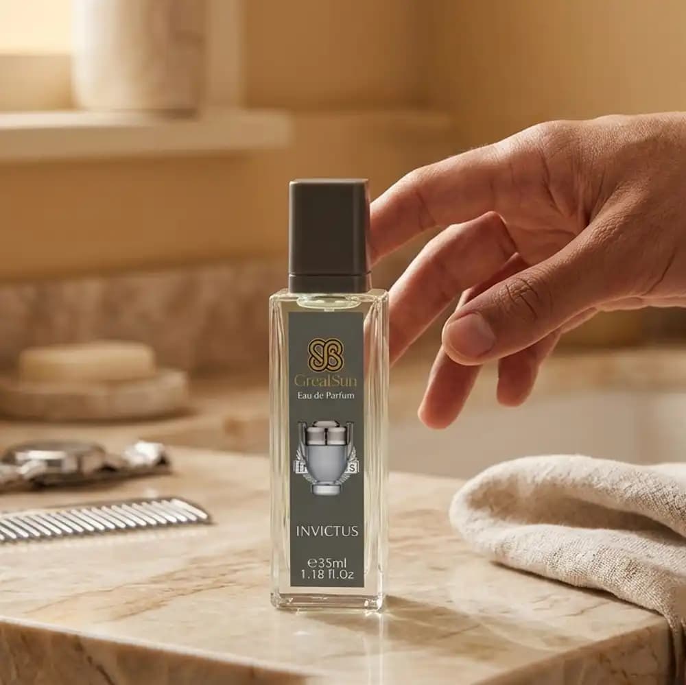 عطر جیبی مردانه گریت سان (GreatSun) مدل Invictus حجم ۳۵ میلیلیتر — تصویر ۲