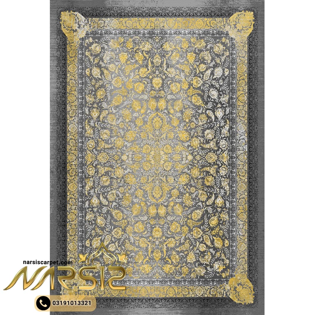 فرشینه فرش افشان طرح افروز طوسی کد 9082