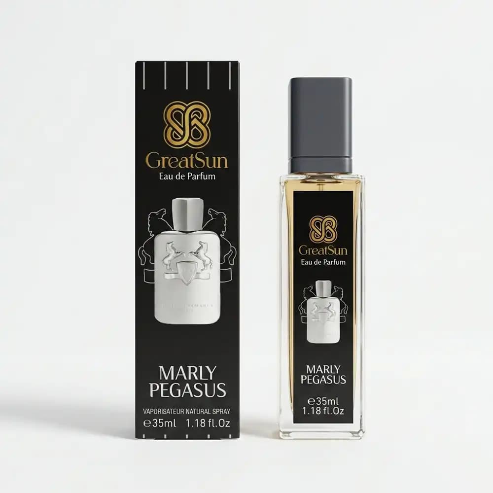 عطر جیبی مردانه گریت سان (GreatSun) مدل Marly Pegasus حجم ۳۵ میلی‌لیتر