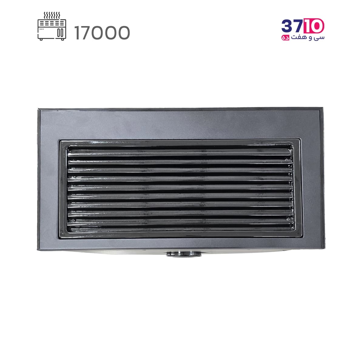 بخاری شومینه ایمن گاز مشهد 17000 طرح چدن مشکی مدل شادلین A کلاسیک — تصویر ۴