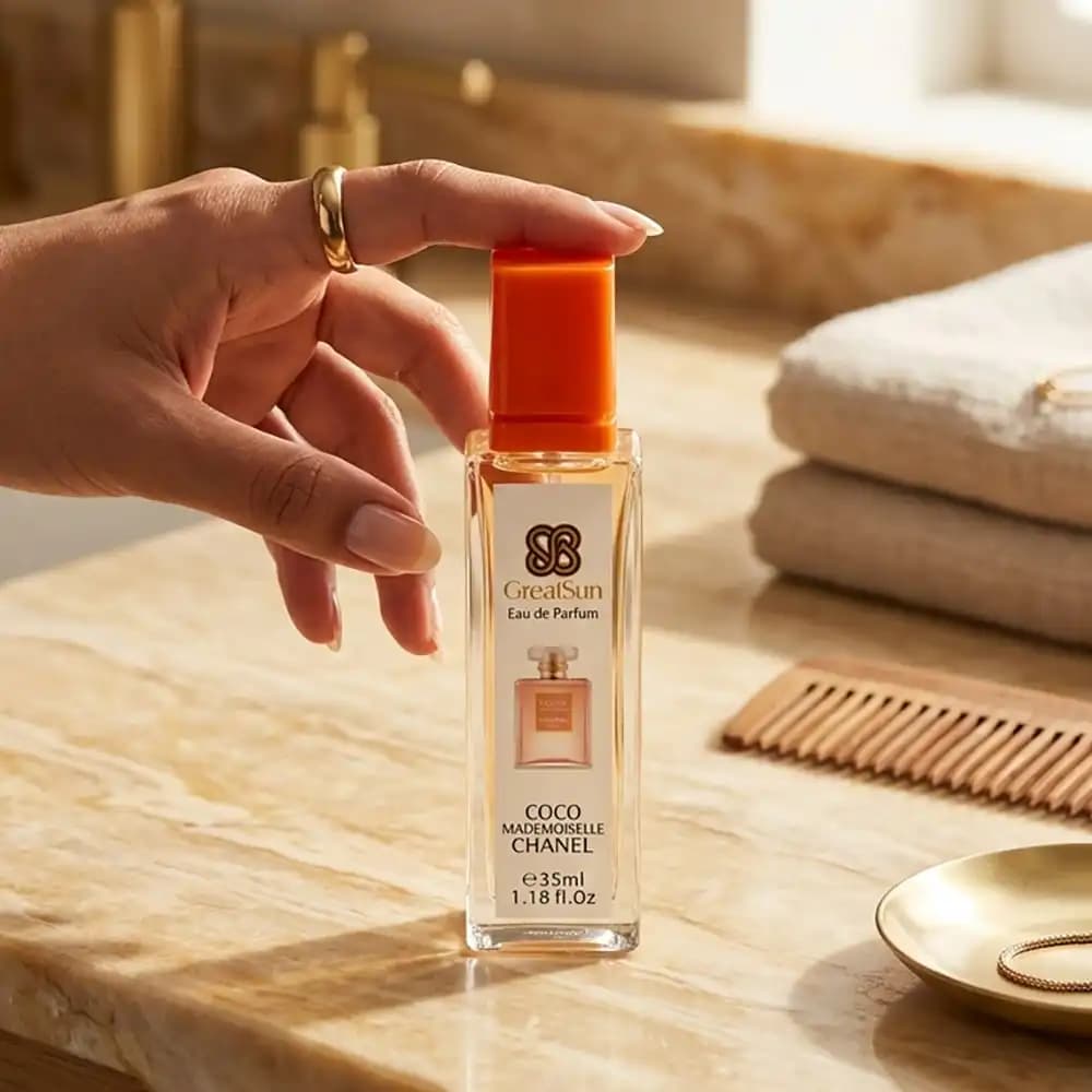 عطر جیبی زنانه گریت سان مدل Coco Mademoiselle Chanel حجم ۳۵ میلیلیتر — تصویر ۳