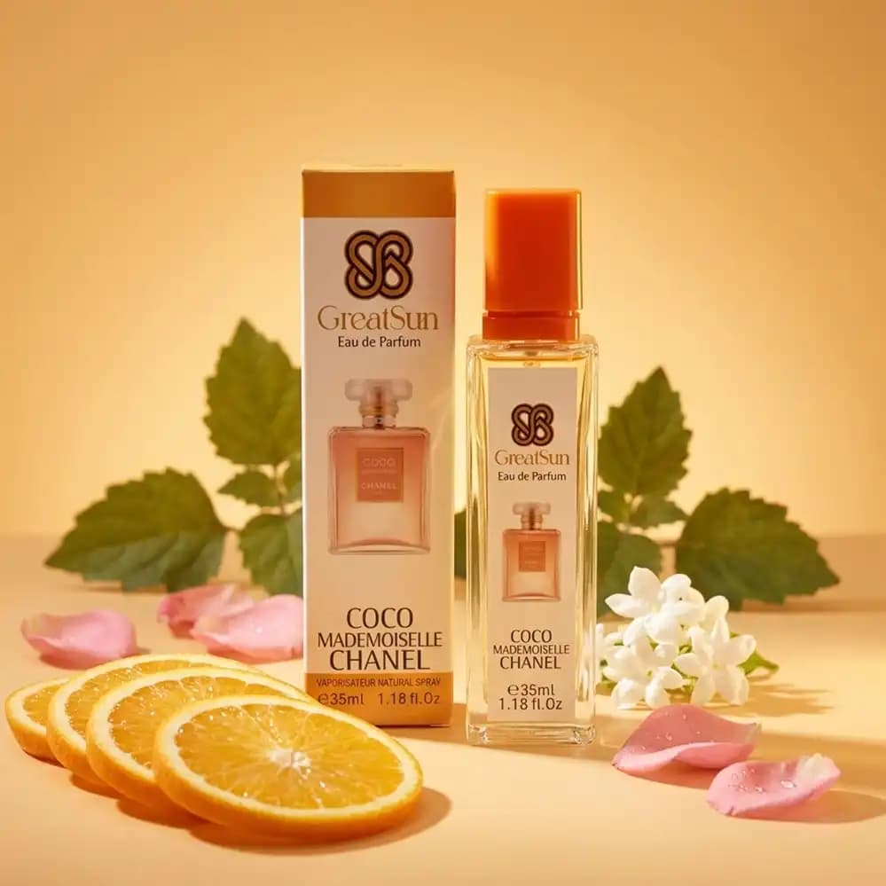 عطر جیبی زنانه گریت سان مدل Coco Mademoiselle Chanel حجم ۳۵ میلیلیتر — تصویر ۲