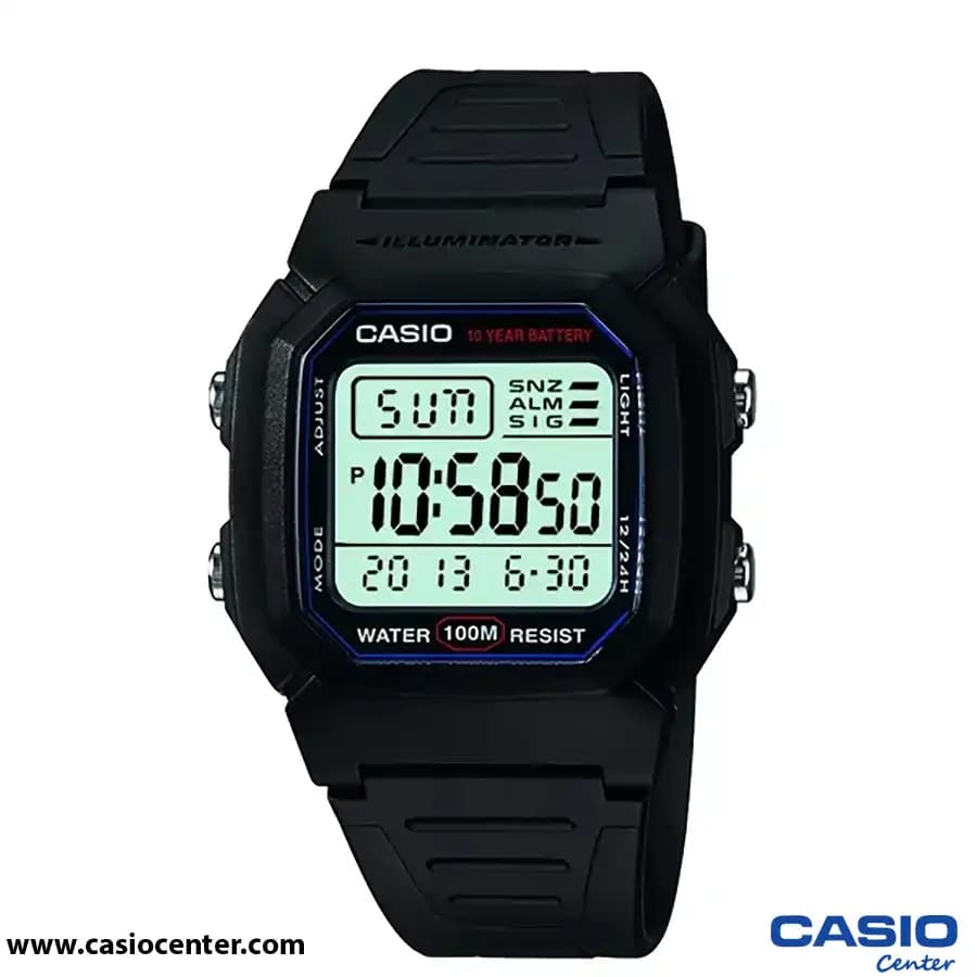 ساعت مچی کاسیو مدل W-800H-1AV — تصویر ۴