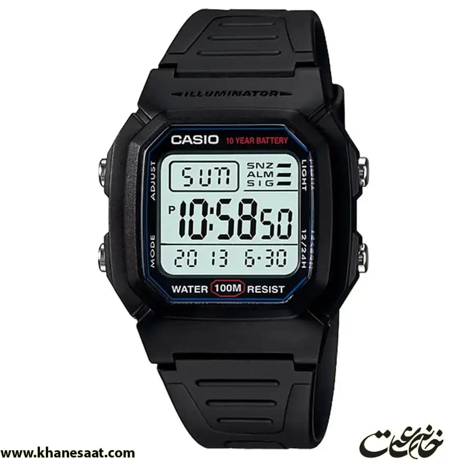 ساعت مچی کاسیو مدل W-800H-1AV — تصویر ۵