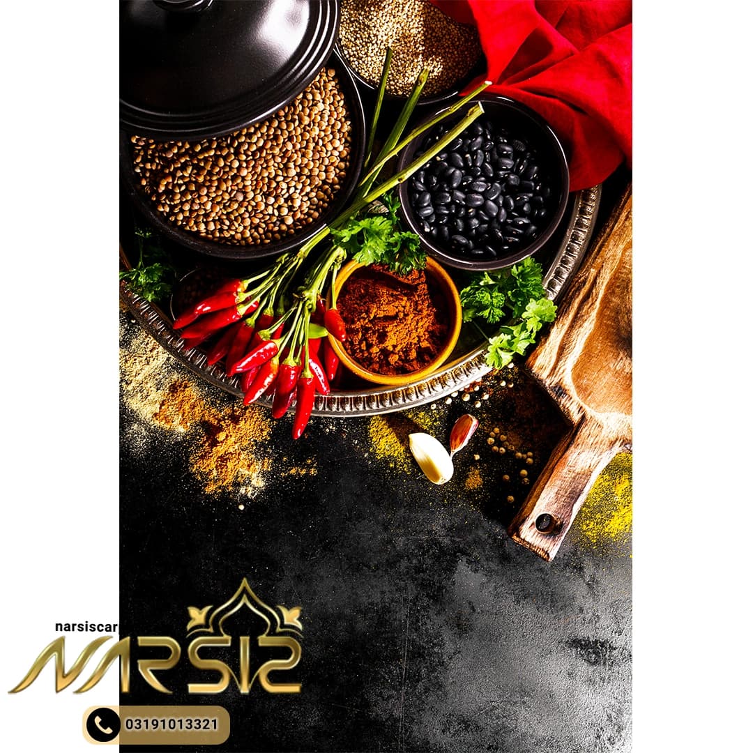 فرشینه آشپزخانه طرح حبوبات کد 7078