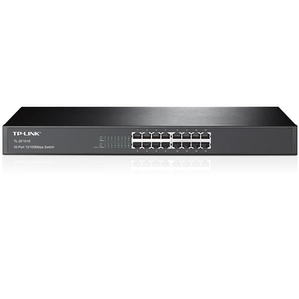 سوییچ 16 پورت مگابیتی و رکمونت تی پی لینک مدل TPLink TL-SF1016