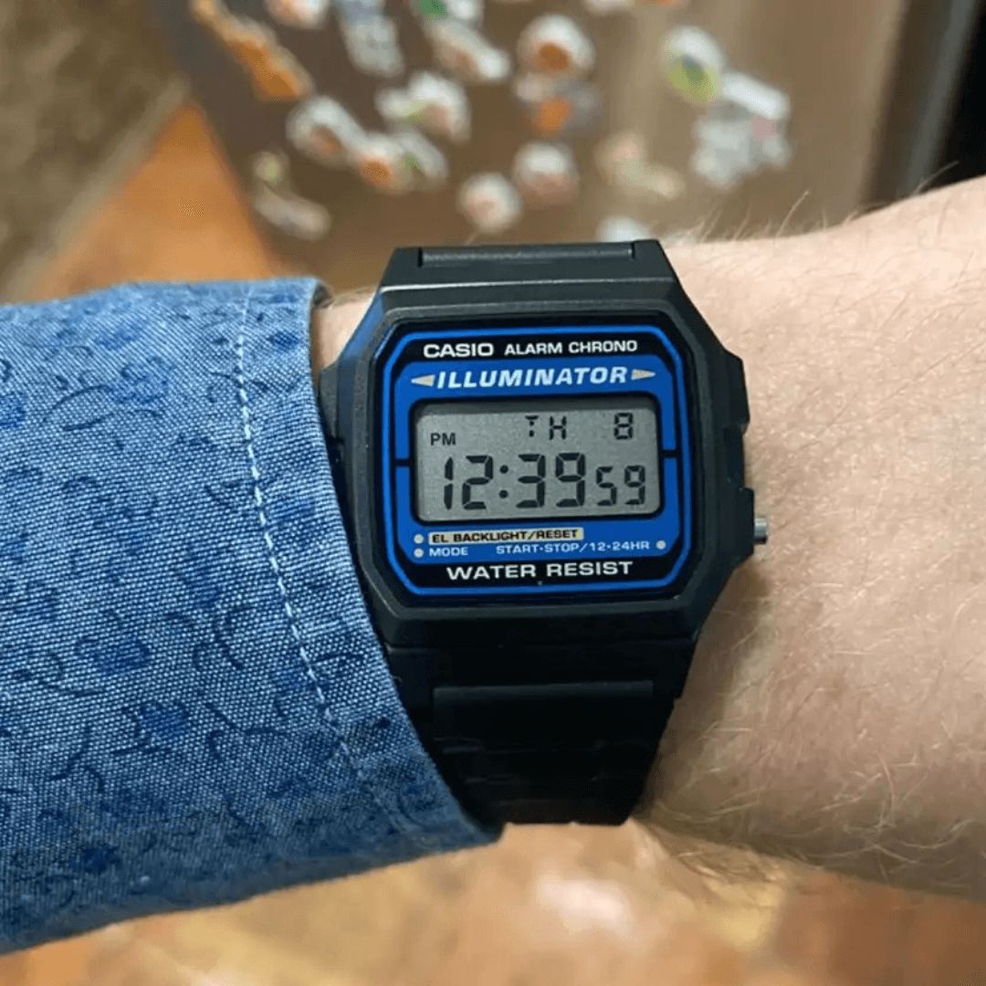 ساعت مچی کاسیو مدل F-105W-1ADF — تصویر ۵