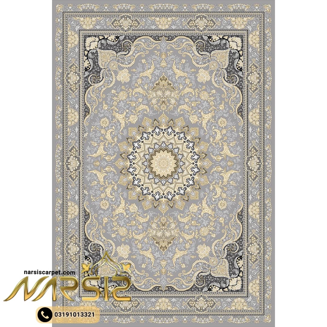 فرشینه فرش طرح تابان فیلی کد 9071 — تصویر ۲
