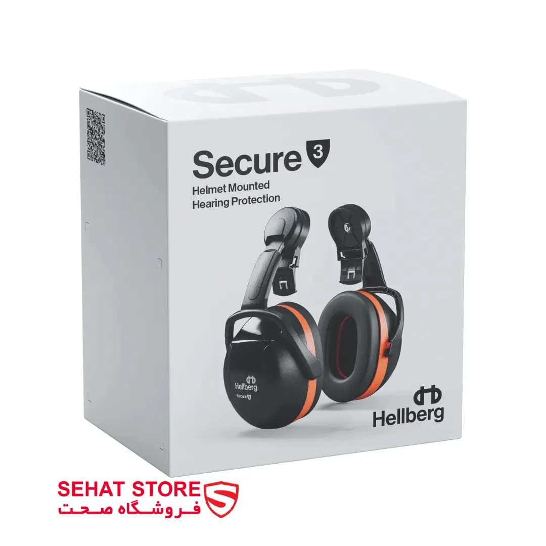 گوشی صداگیر رو کلاهی هلبرگ مدل hellberg secure 3c — تصویر ۴