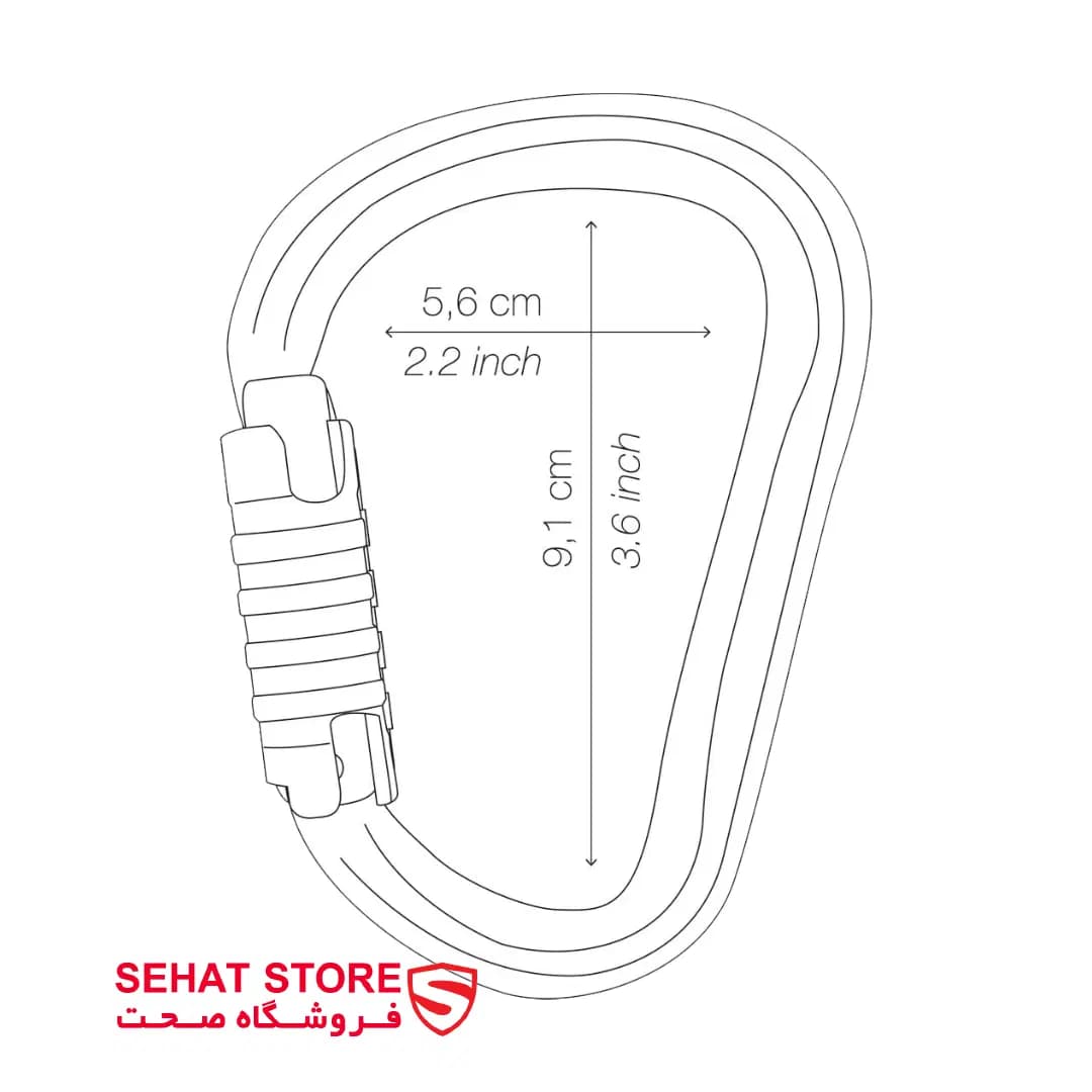 کارابین اتومات پتزل مدل PETZL WILLIAM M36A TL — تصویر ۲