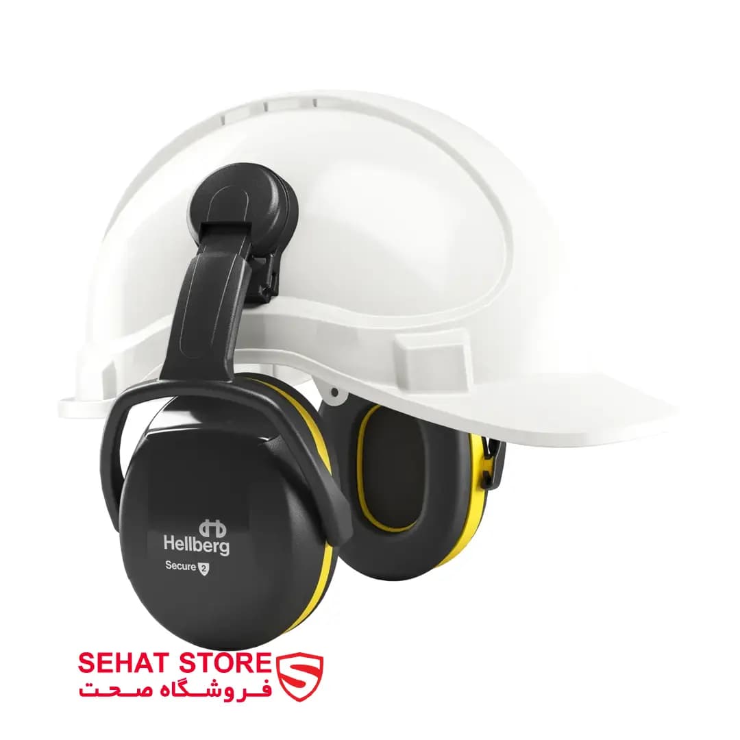 گوشی صداگیر رو کلاهی هلبرگ مدل hellberg secure 2c — تصویر ۳