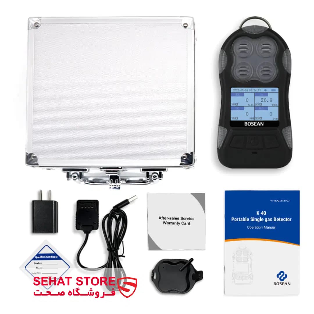 گازسنج چند گاز بوشان مدل bosean K-40 Multi Gas Detector — تصویر ۳