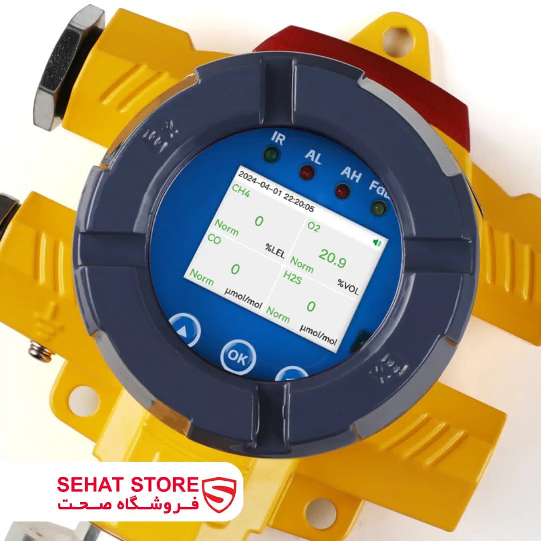 گازسنج ثابت چند گاز بوشان مدل bosean GTQ-DX401 Fixed Multi Gas Detector — تصویر ۳