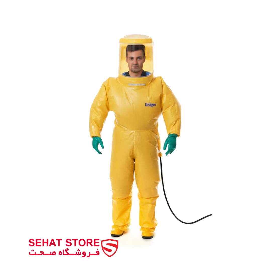 لباس محافظ شیمیایی و جلیقه تهویه دراگر مدل Dräger SPC 4700 with CVA 0700