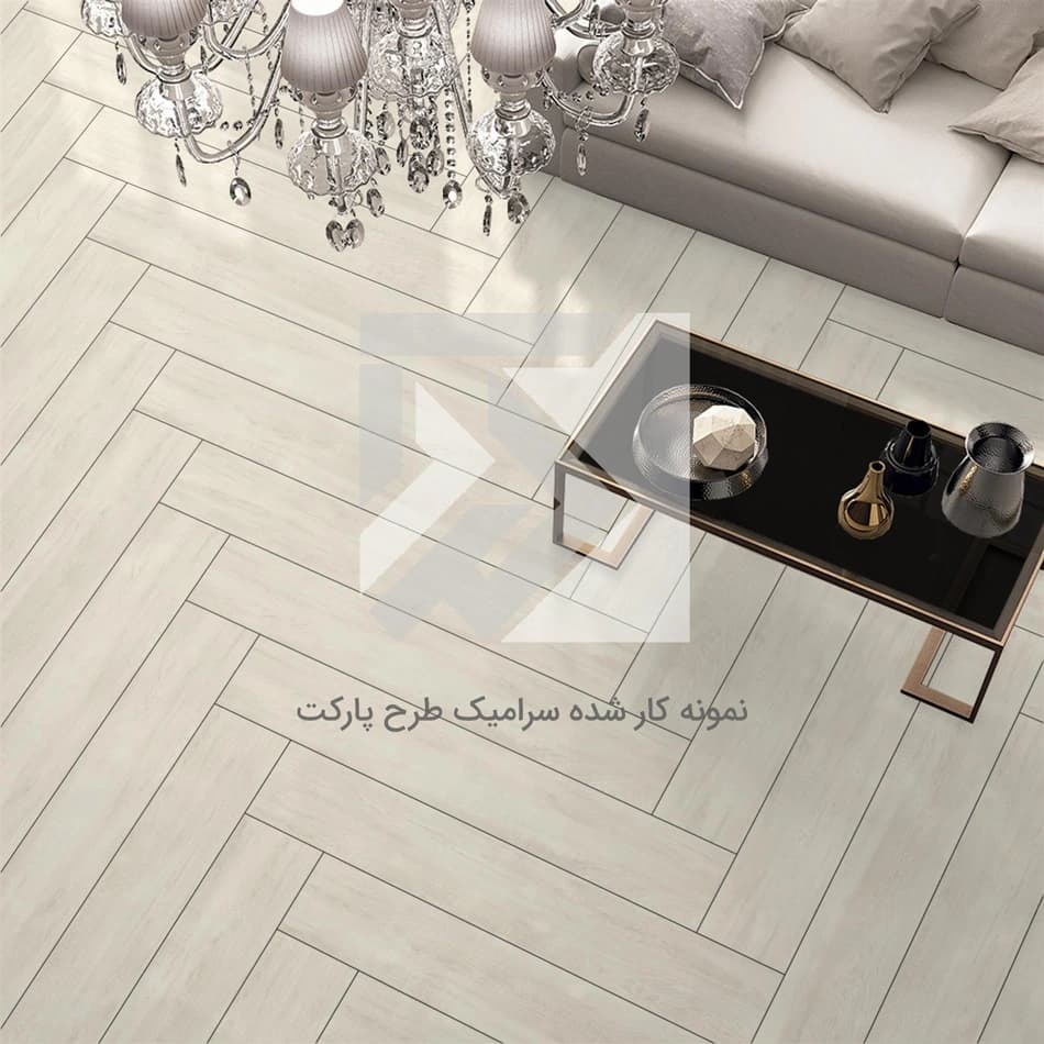 Taiga – سرامیک طرح پارکت چوبی روشن سایز 20*120 — تصویر ۲
