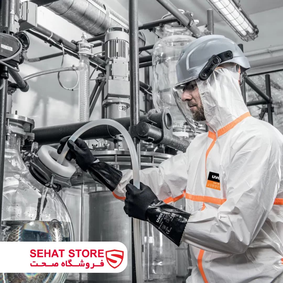 دستکش ضد حلال یووکس مدل uvex u-chem 3100 — تصویر ۳