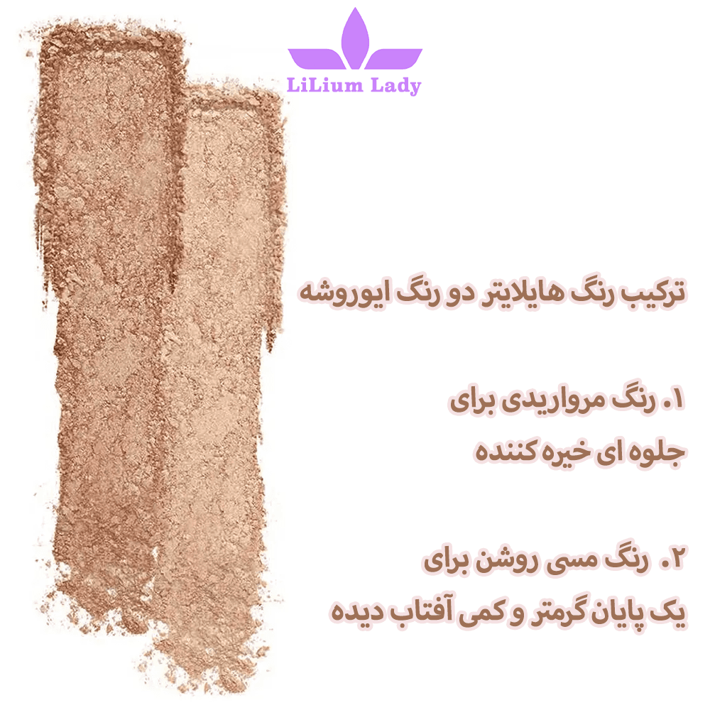 هایلایتر پودری ۲ تایی ایوروشه Highlighter — تصویر ۳