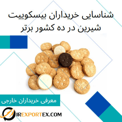 شناسایی خریداران بیسکوییت شیرین در جهان