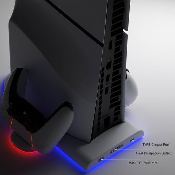 پایه چندمنظوره دابی TP5-3528 مخصوص PS5 Slim با RGB — تصویر ۳