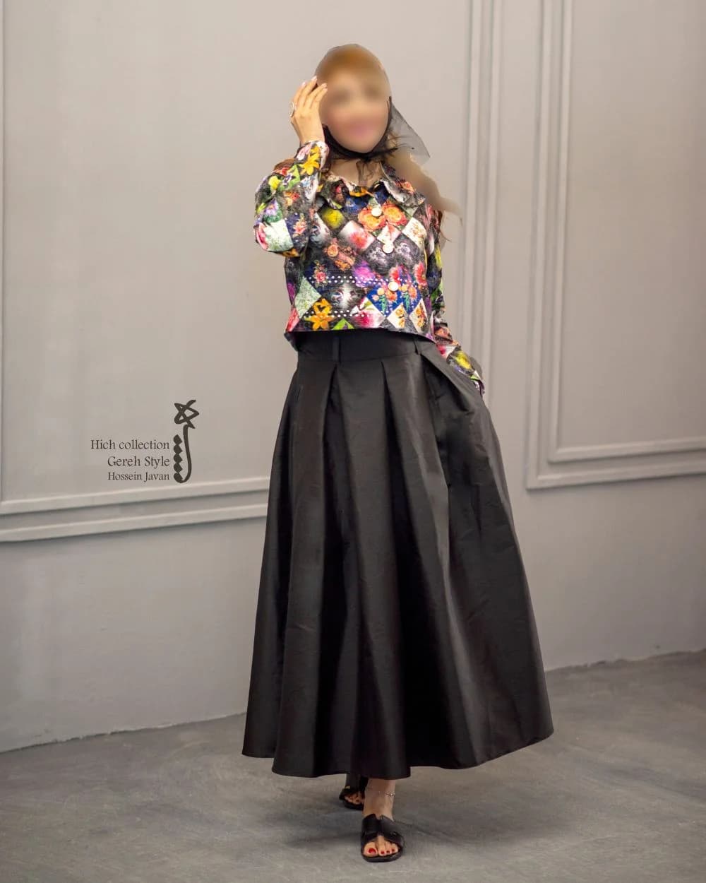 ست کت و دامن گره استایل مدل شفق