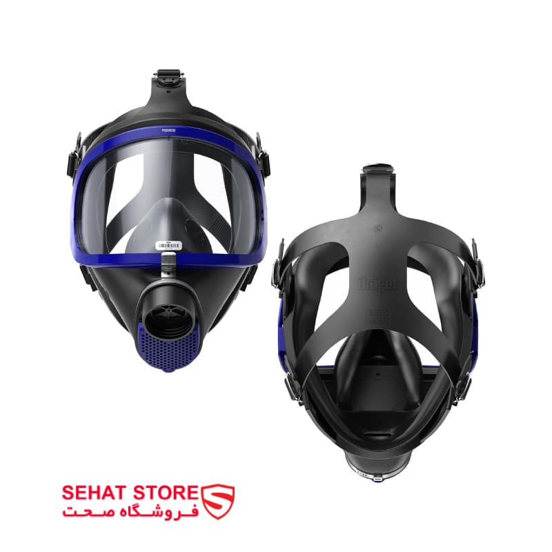 ماسک شیمیایی تمام صورت دراگر مدل Drager x-Plore 6300 Full Mask — تصویر ۳
