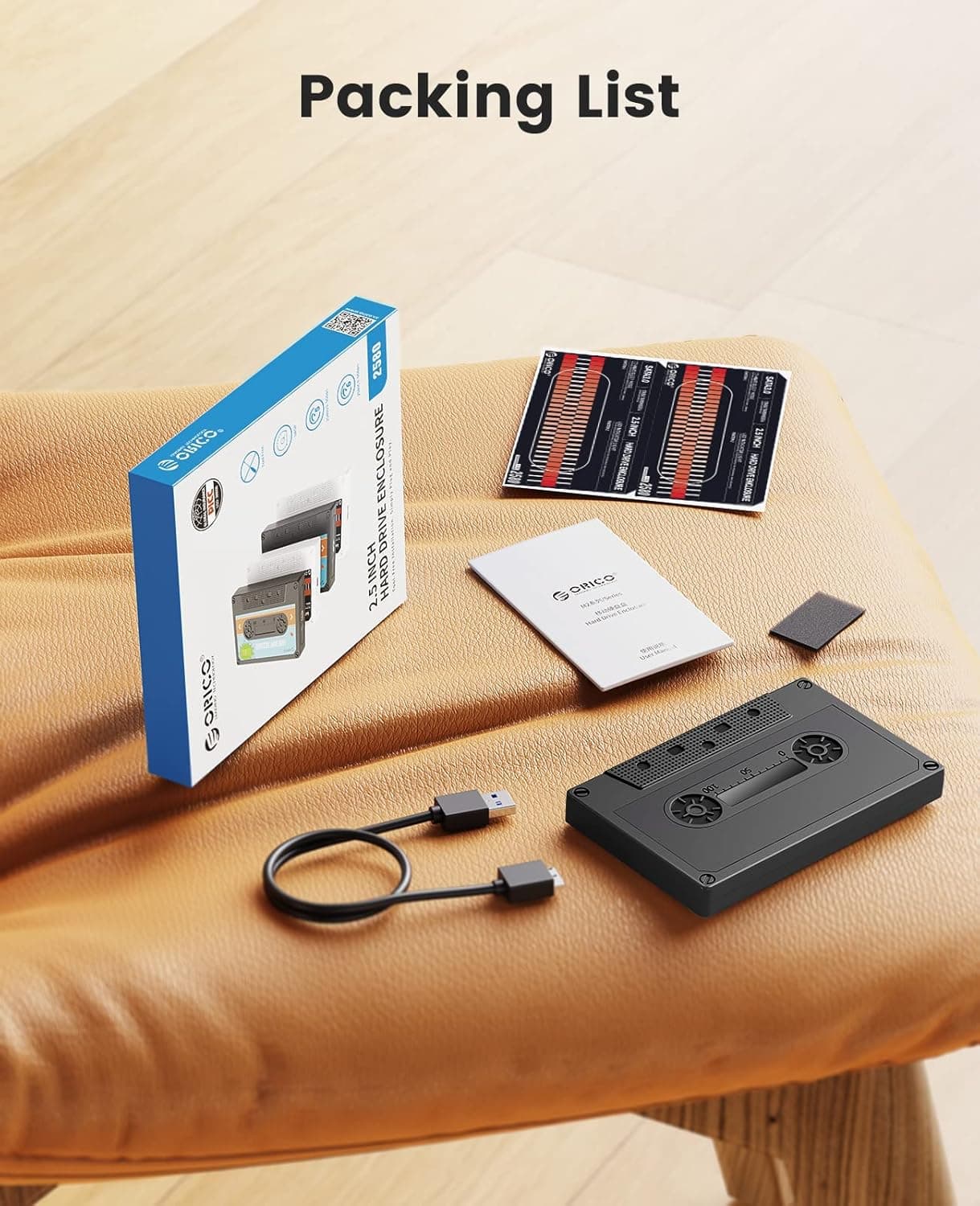 باکس هارد 2.5 اینچ اوریکو مدل ORICO 2580U3 — تصویر ۳