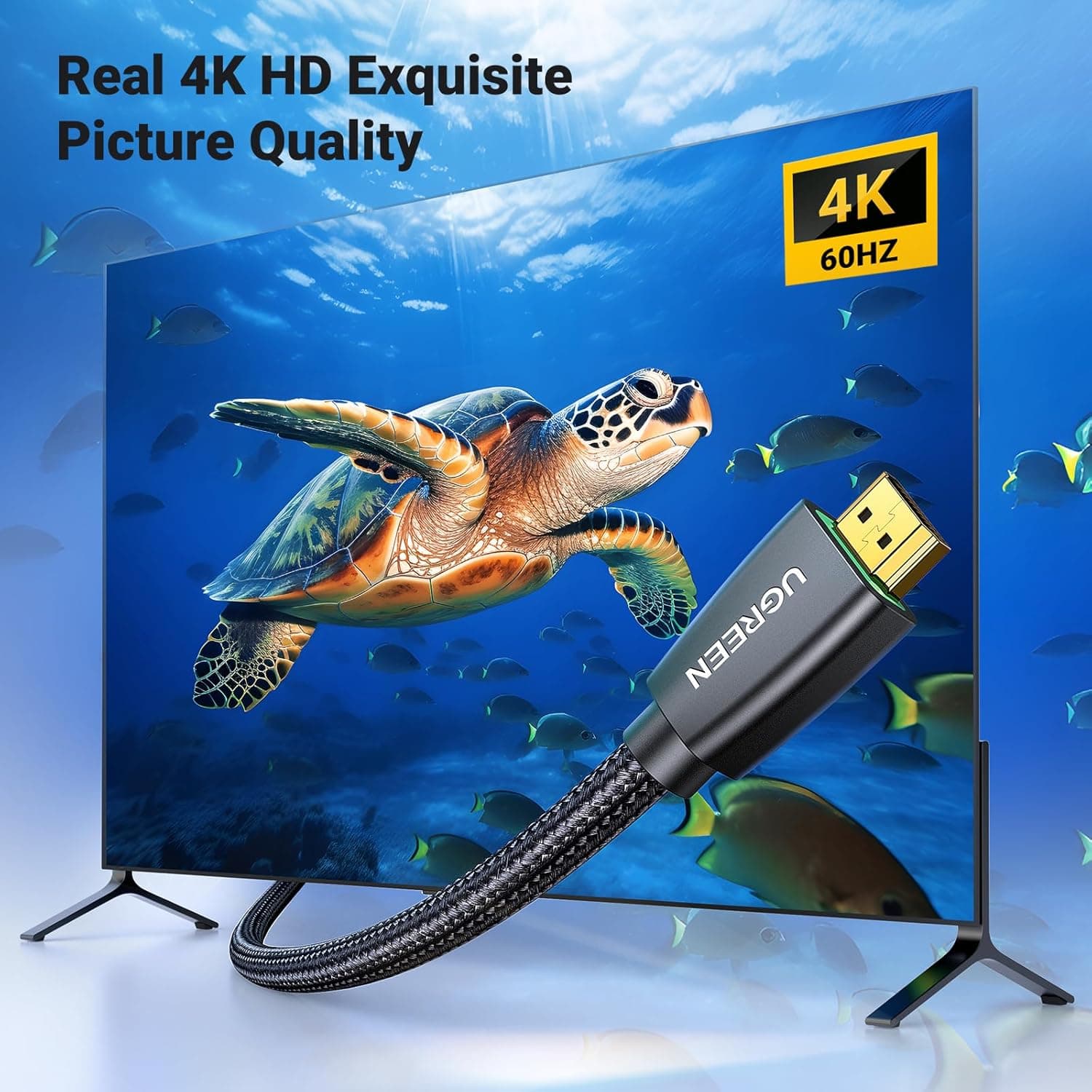 کابل HDMI یوگرین مدل UGREEN HD118-40414 طول 10 متر — تصویر ۴