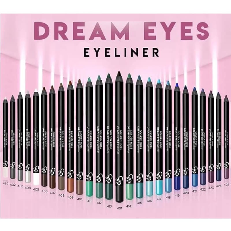 مداد چشم گلدن رز Golden Rose مدل Dream Eyes شماره 401 — تصویر ۳