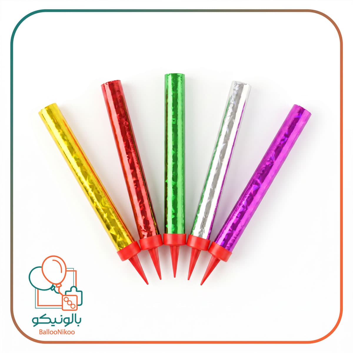 فشفشه تولد روکیکی (۵عددی) — تصویر ۲