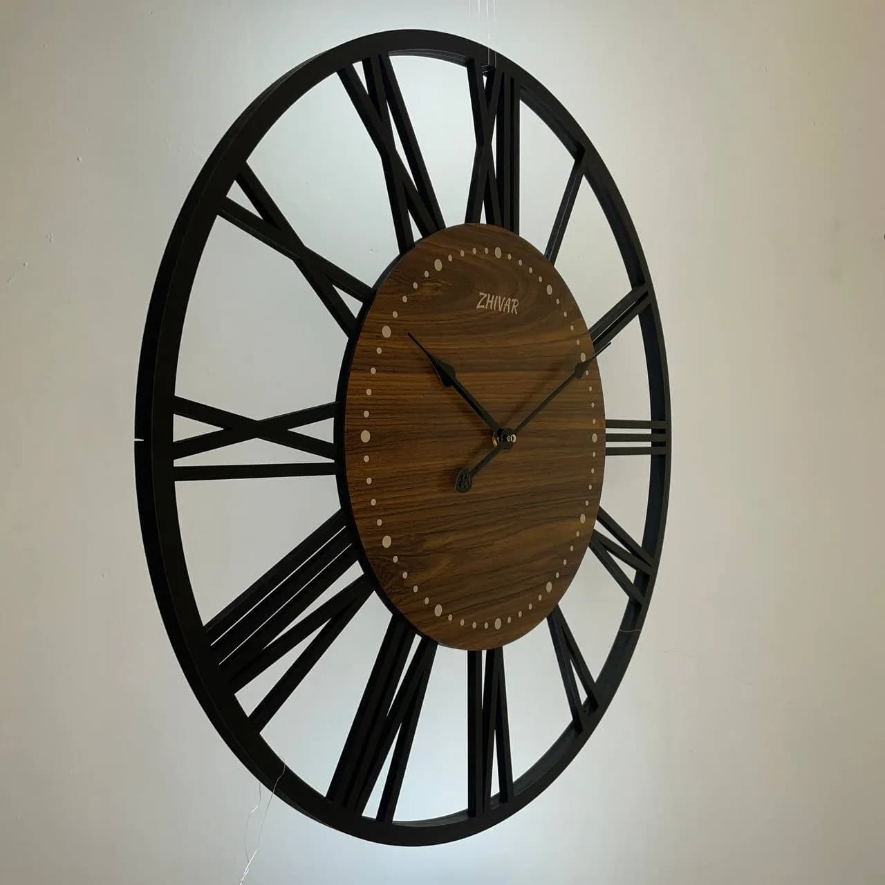 ساعت دیواری یونانی ژیوار کد ZH-804 قطر 80 سانت — تصویر ۲