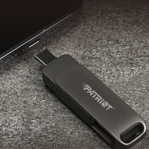 فلش مموری 128GB پاتريوت مدل PATRIOT Rage R550 اتصال USB3.2 + OTG TYPE-C