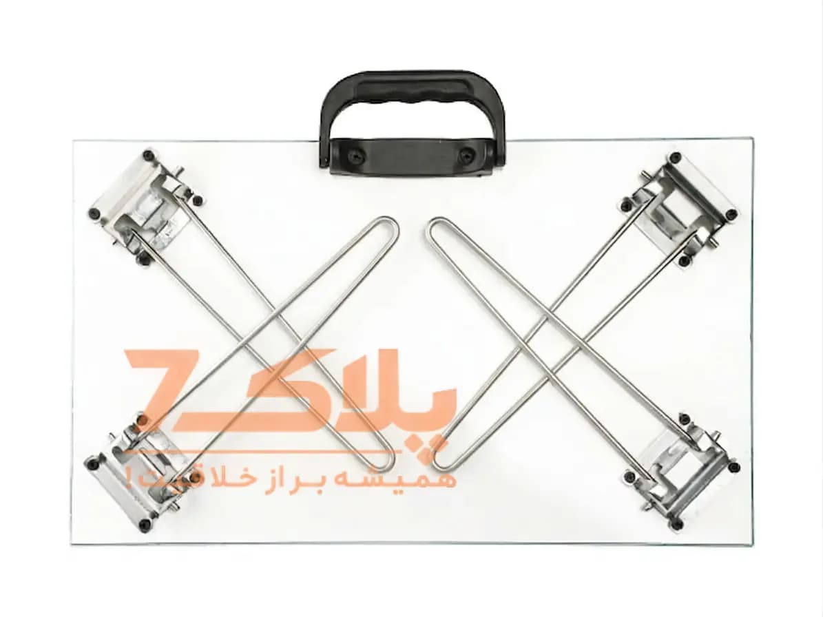 میز تحریر تاشو نشسته پایه راست سایز ۵۰×۷۰ (دسته‌دار) — تصویر ۲