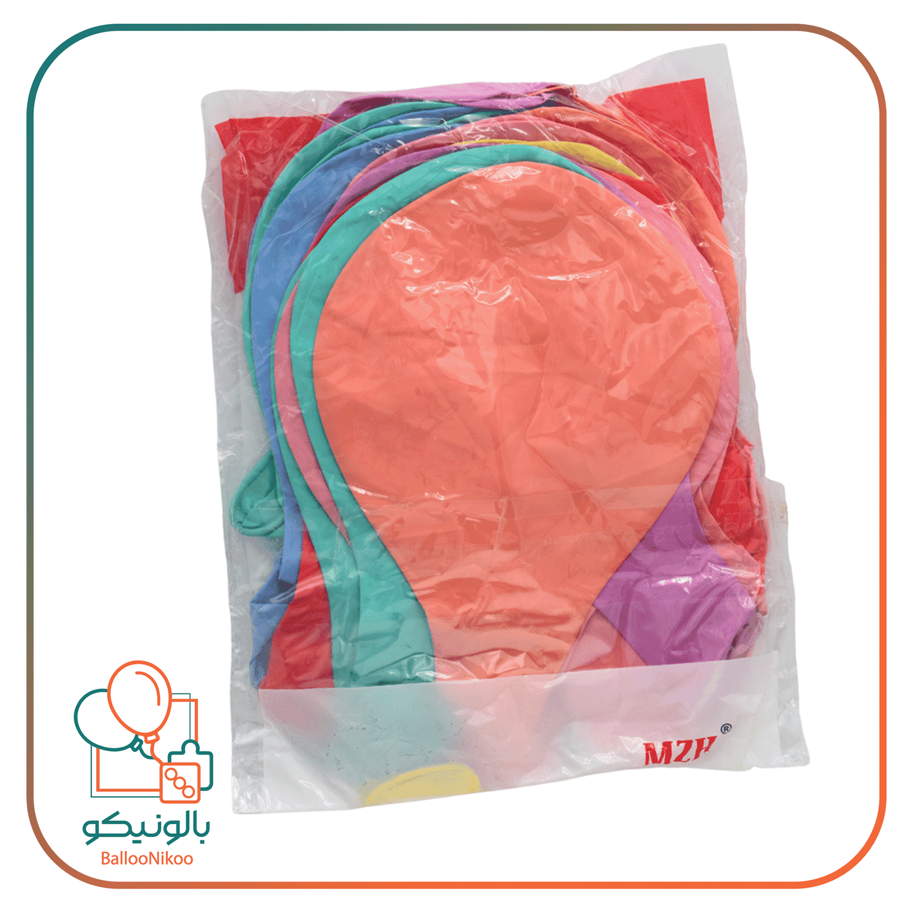 بادکنک سایز بزرگ ساده پاستیلی(بالن)(16inc)
