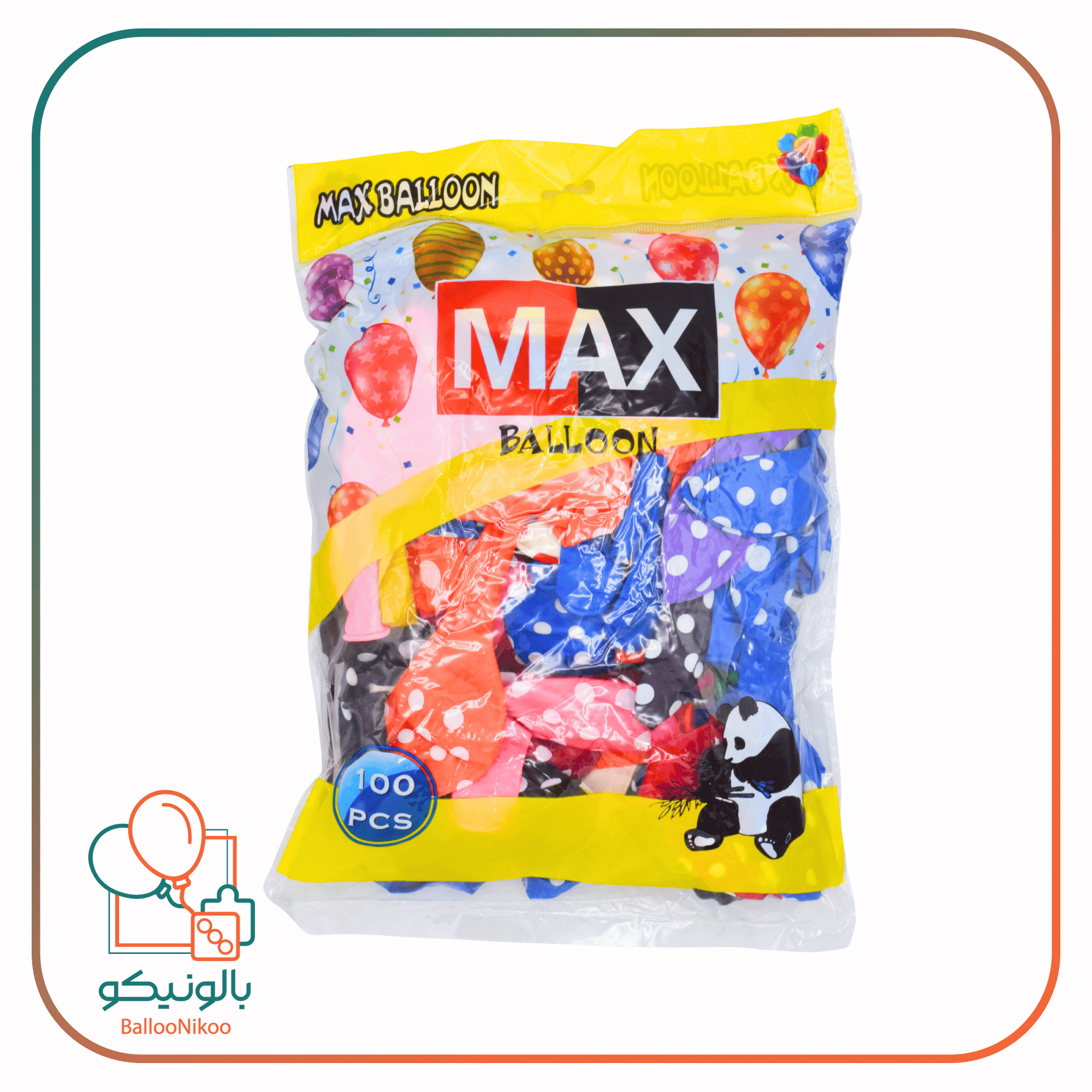 بادکنک چاپی خالدار(12inc)