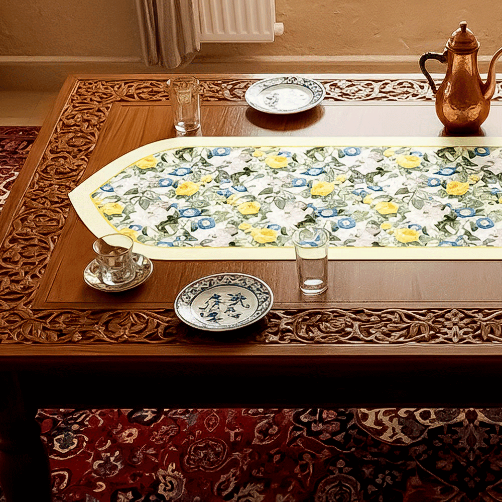 رانر میز ساتن طرح R-139
