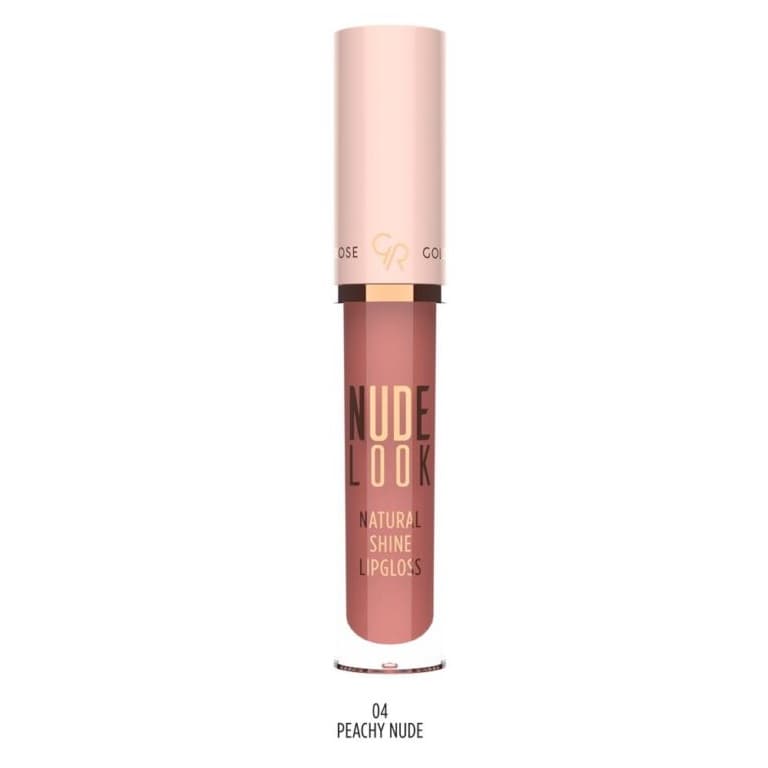 رژ لب مایع براق گلدن رز Golden Rose شماره 04 رنگ Peachy Nude — تصویر ۲