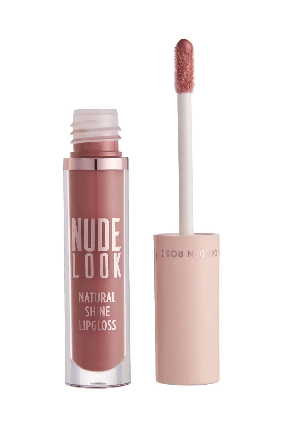 رژ لب مایع براق گلدن رز Golden Rose شماره 04 رنگ Peachy Nude — تصویر ۵