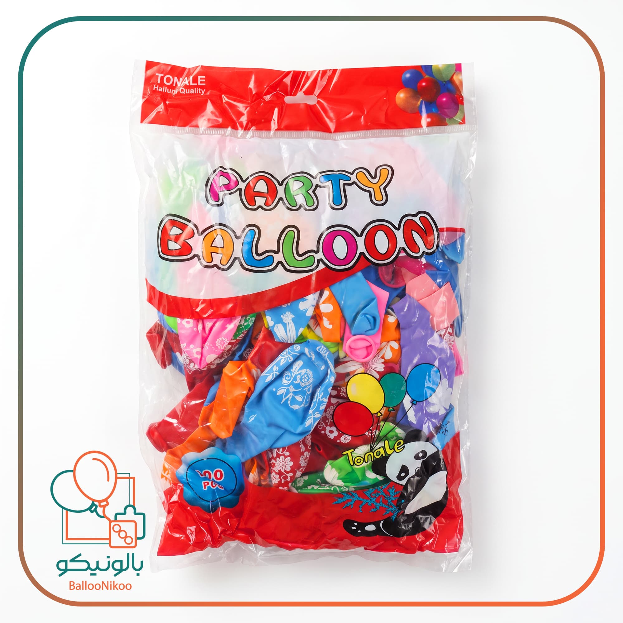 بادکنک چاپی گلدار(12inc) — تصویر ۸