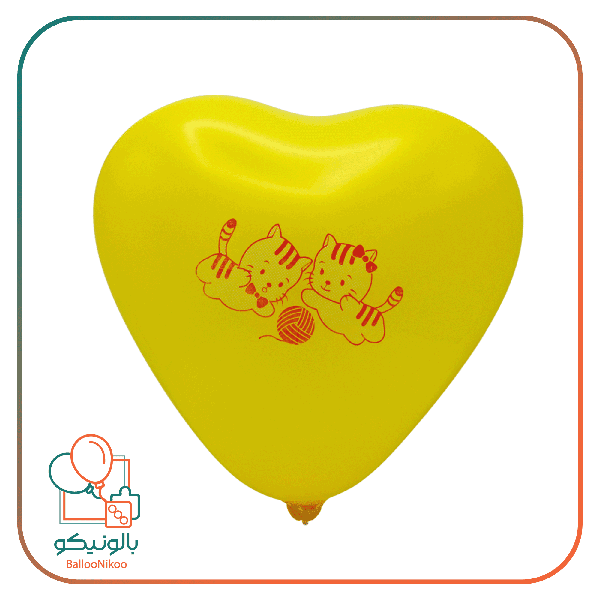 بادکنک شکلی قلبی بزرگ تایلندی